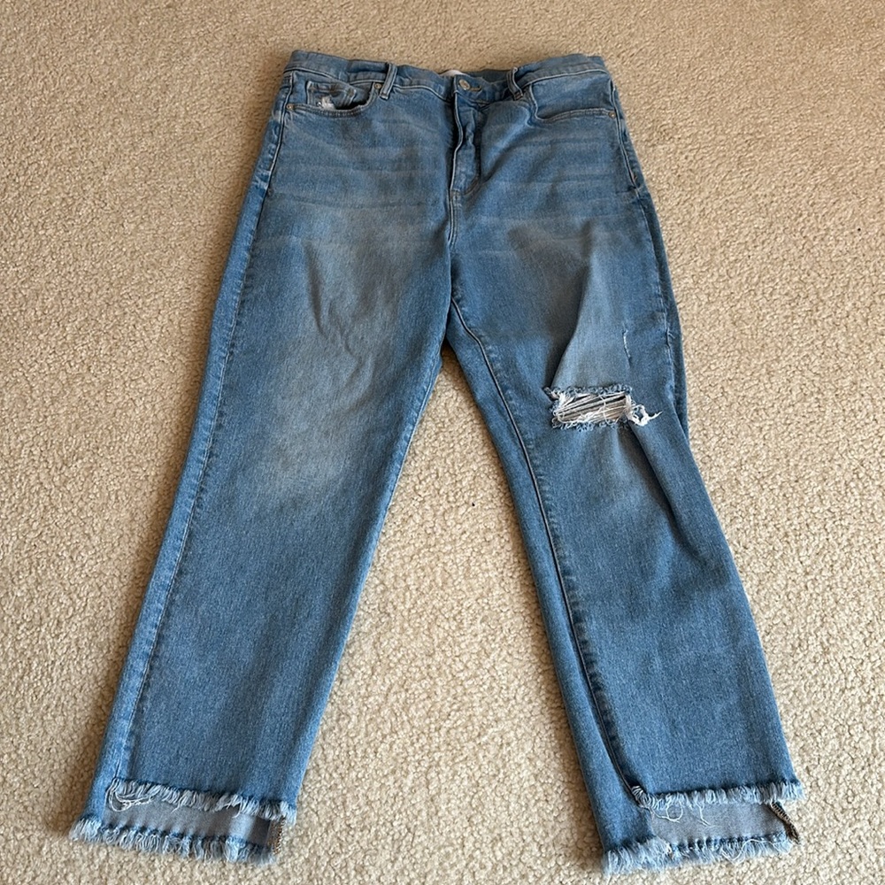 Loft Straight Crop Jeans - Picture 2 of 5